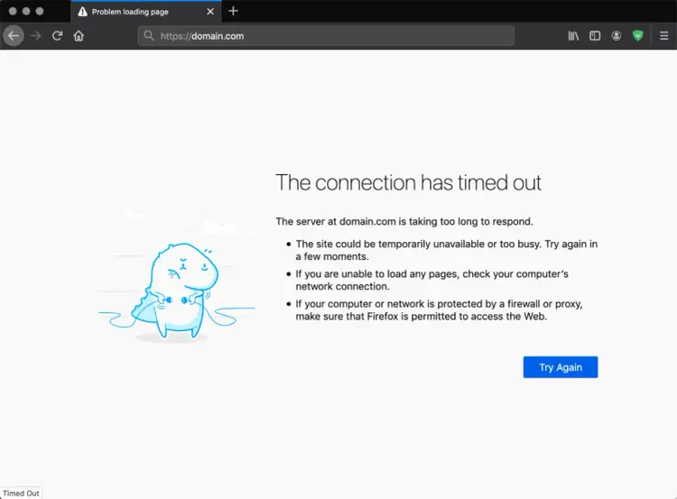 ERR_CONNECTION_TIMED_OUT - Czy to Twój internet, czy serwer?