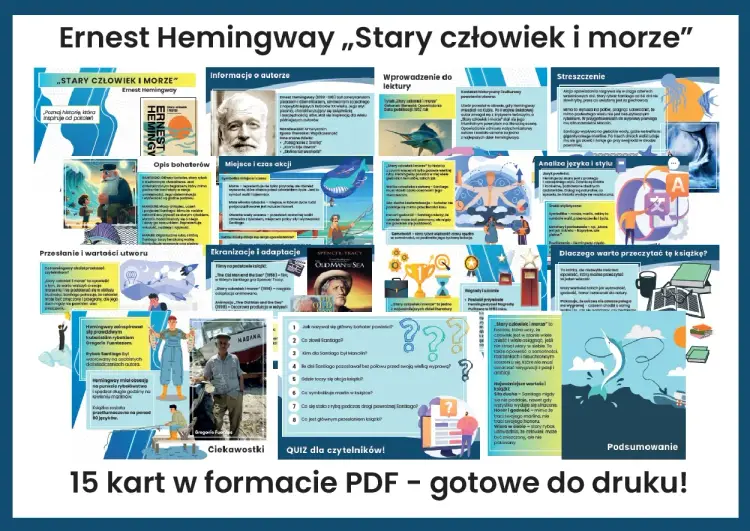 Stary człowiek i morze: streszczenie, analiza i przesłanie