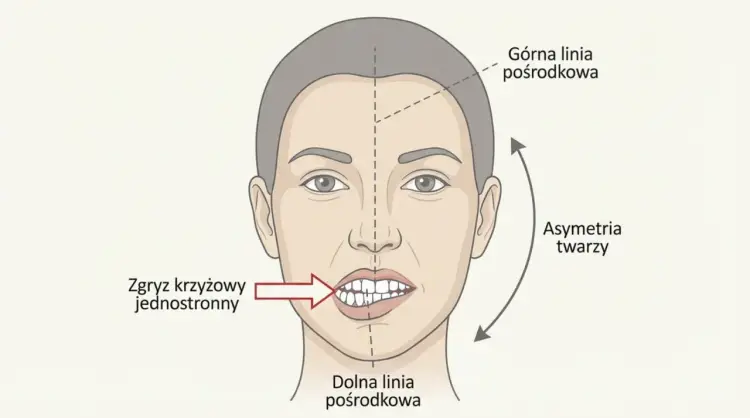 Krzywy zgryz a asymetria twarzy - kiedy aparat naprawdę pomaga?