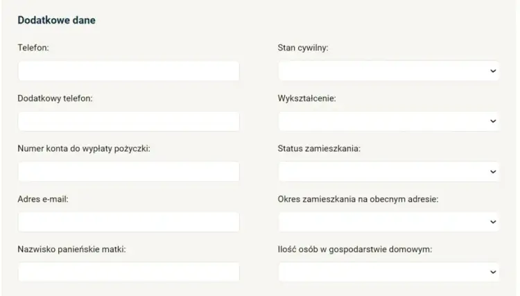 Jakie dane potrzebne do chwilówki, aby uniknąć problemów z wnioskiem?
