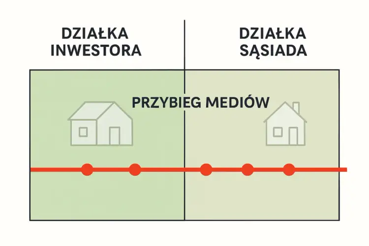 Zgoda na przyłącze przez działkę sąsiada - Co robić, gdy odmawia?