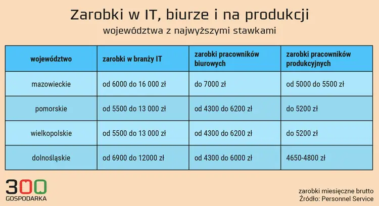 Zarobki w IT - Gdzie są największe pieniądze?