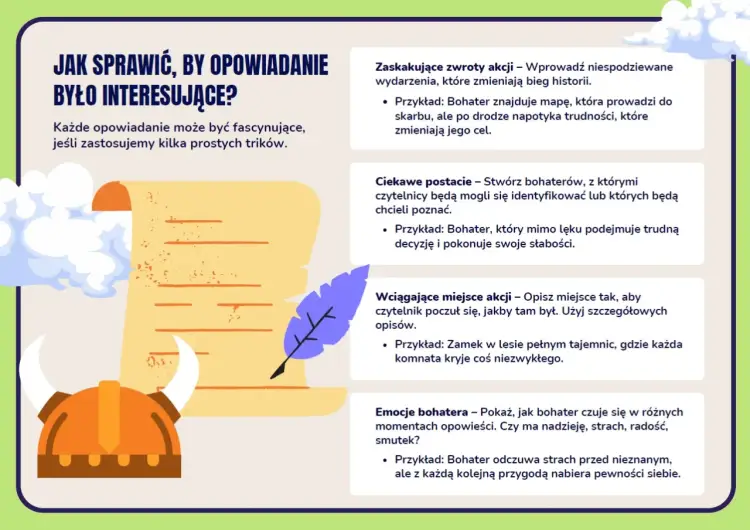 Opowiadanie w szkole - Jak pisać, by zachwycić?