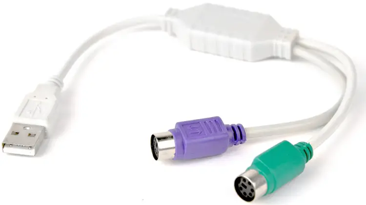 Podłącz starą myszkę PS/2 do USB: Aktywny czy pasywny adapter?