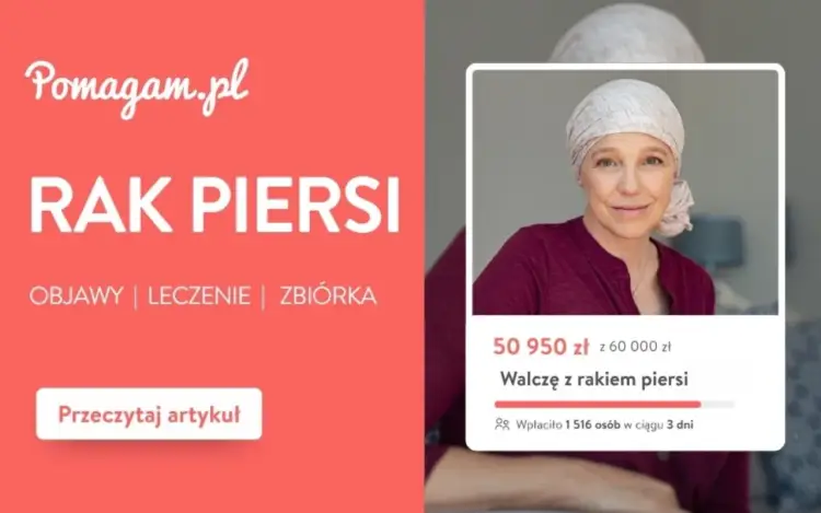 Rak piersi - objawy, diagnostyka, leczenie. Nie przegap zmian!