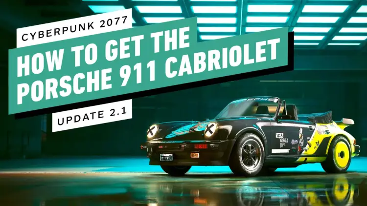 Porsche w Cyberpunku - jak zdobyć 911 Johnny'ego i cabriolet