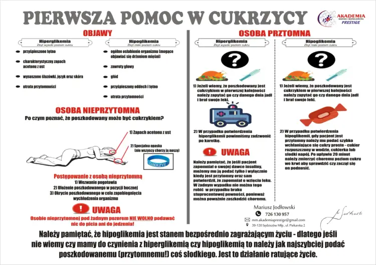 Niedocukrzenie - objawy, pierwsza pomoc i kiedy dzwonić?