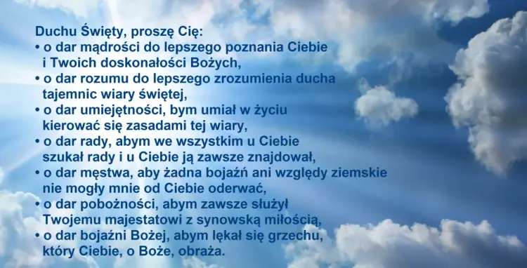 Modlitwa Jana Pawła II do Ducha Świętego - Jak działa?