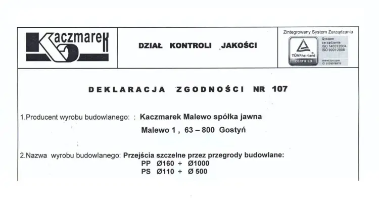 Deklaracja zgodności - jak czytać dokumenty budowlane?