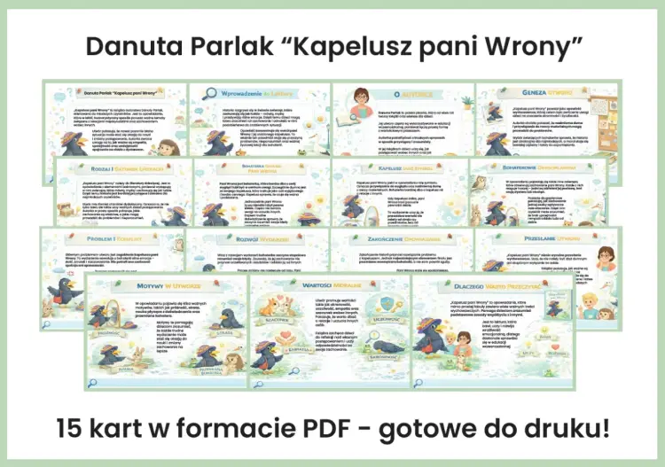 Kapelusz Pani Wrony bohaterowie - Jak ich opisać i nie pomylić?