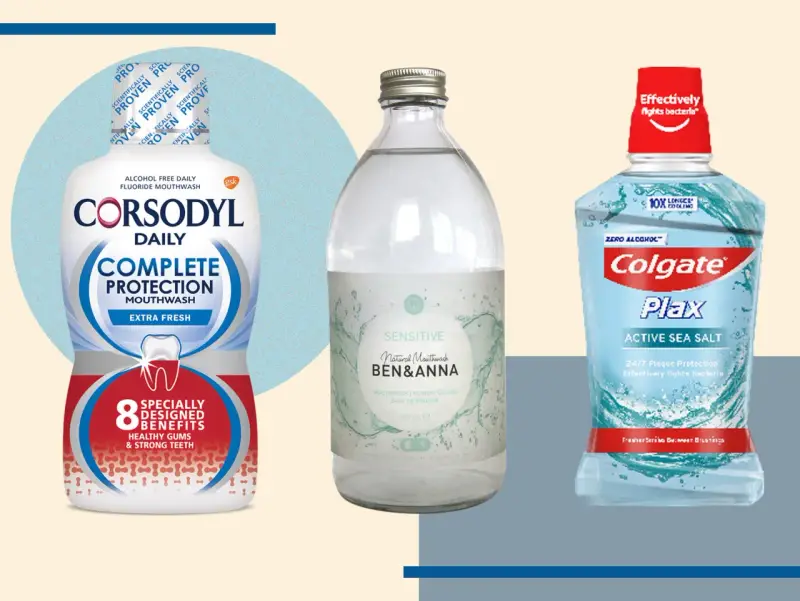 Porównanie płynów do płukania jamy ustnej: Corsodyl Daily Complete Protection, Ben&Anna Sensitive i Colgate Plax Active Sea Salt. Który wybrać?