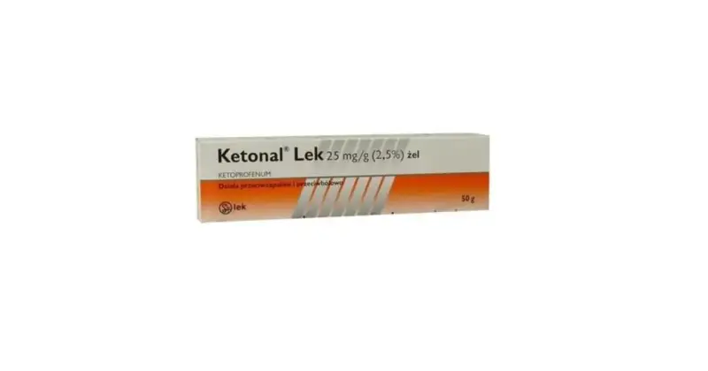 Ketonal Lek żel 25 mg/g, 50g. Działa przeciwzapalnie i przeciwbólowo. Idealny na ból stawów i mięśni, wsparcie w diecie opokan keto.