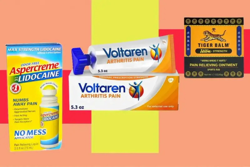 Maść na wodę w kolanie: Aspercreme Lidocaine, Voltaren i Tiger Balm to środki łagodzące ból.
