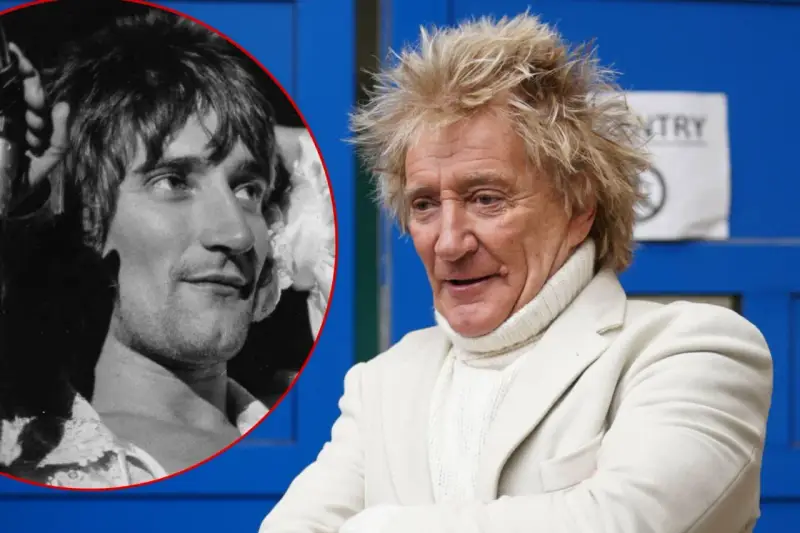 Młody i starszy Rod Stewart. Zastanawiasz się, ile lat ma Rod Stewart?