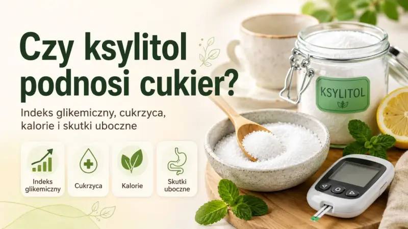 Ksylitol: niski indeks glikemiczny, ale czy wpływa na cukrzycę? Analiza kalorii i skutków ubocznych.