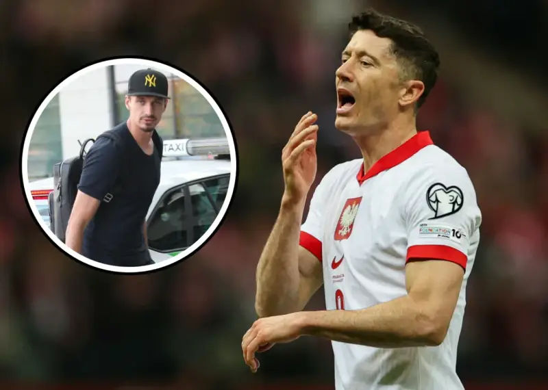 Robert Lewandowski i Piotr Zieliński, dwaj wybitni polscy piłkarze, w akcji.