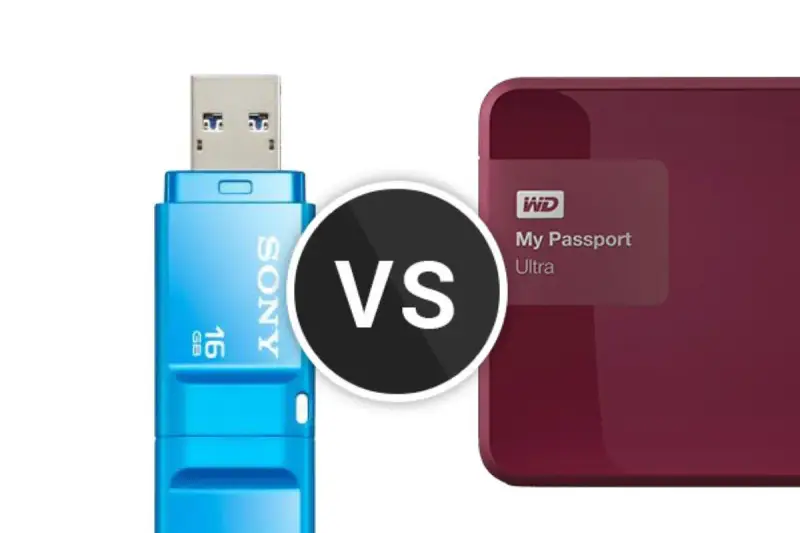 Clash des titans du stockage : clé USB Sony 16 Go contre disque dur externe WD My Passport Ultra. Quel support de stockage amovible choisir ?
