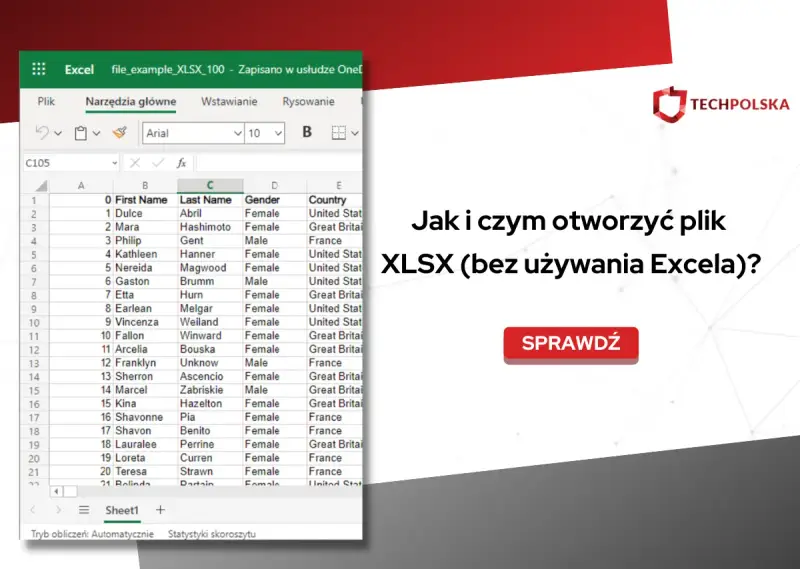Jak otworzyć plik XLSX bez Excela? Zobacz, jak zarządzać danymi z arkusza kalkulacyjnego.