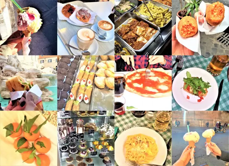 Co zjesc w Rzymie? Lody, cannoli, arancini, pizza, makaron, ciastka i świeże owoce. Prawdziwa uczta!