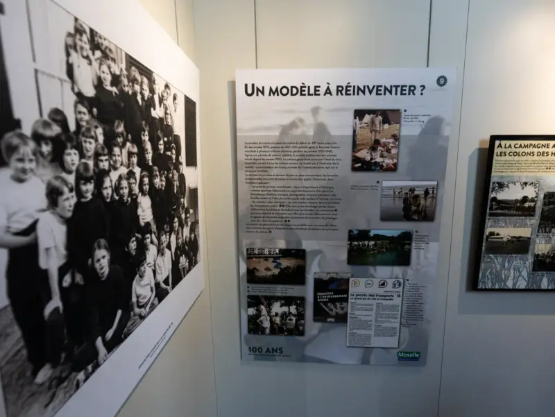 Enfants en colonie de vacances en Moselle, une histoire de l'été et de l'éducation.