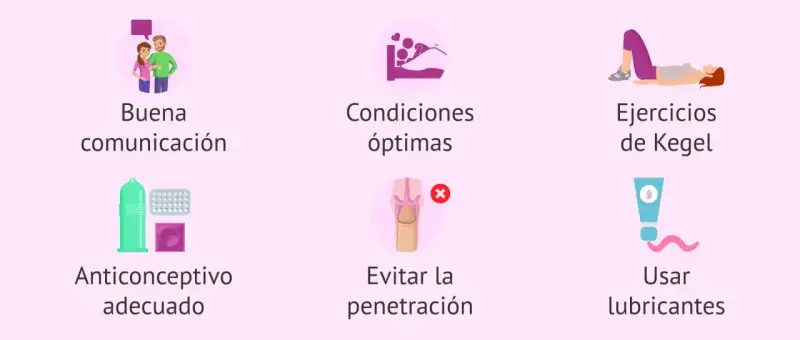 Consejos para el sexo seguro y evitar el embarazo: comunicación, anticonceptivos, condiciones óptimas, ejercicios de Kegel, evitar penetración y usar lubricantes.