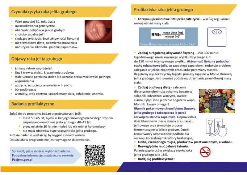 Czynniki ryzyka raka jelita grubego: wiek, genetyka, polipy, choroby zapalne, siedzący tryb życia, dieta, alkohol, papierosy. Objawy i profilaktyka.