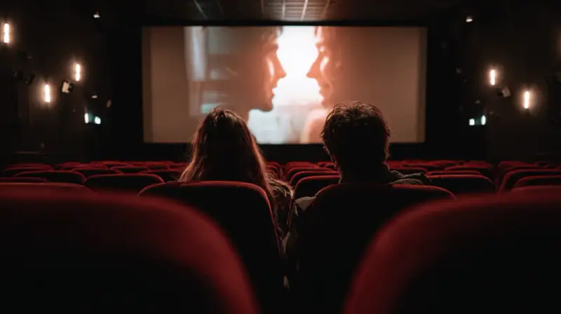 Para, siedząc w kinie, ogląda film. Zastanawia się, co to jest prequel i czy ten film nim jest.