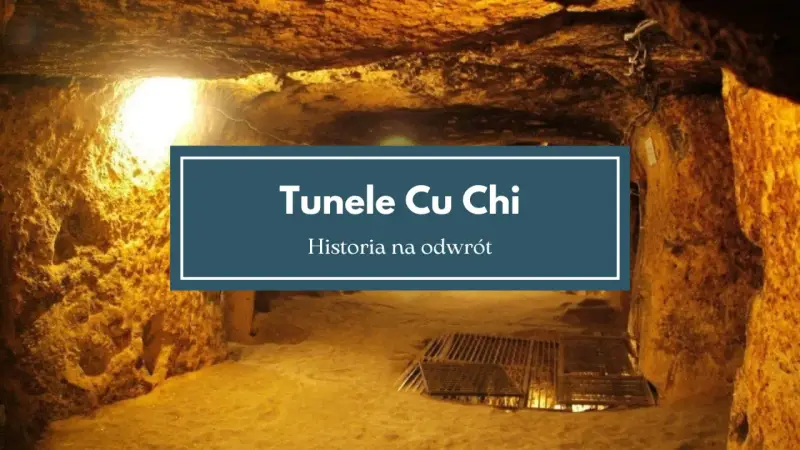 Wnętrze tuneli Cu Chi, gdzie historia ukryta jest w podziemnych korytarzach.