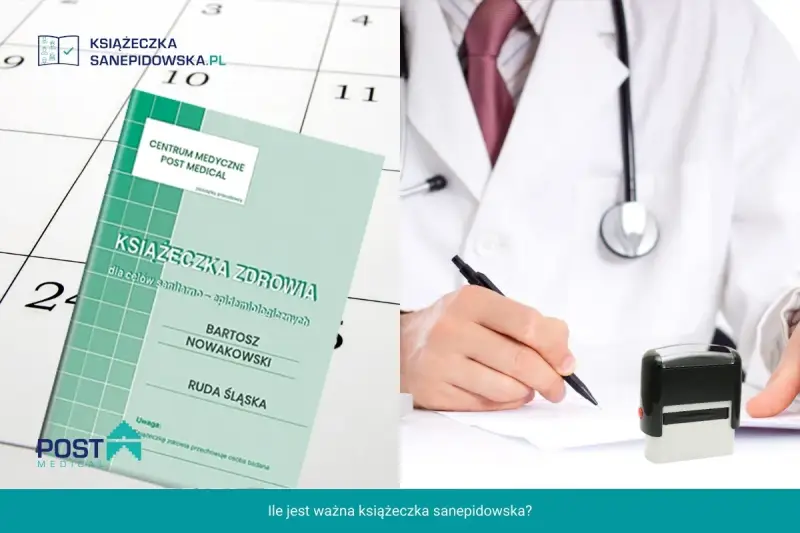 Książeczka zdrowia do celów sanitarno-epidemiologicznych, ważna dla Bartosza Nowakowskiego z Rudy Śląskiej. Dowiedz się, ile jest ważna książeczka sanepidowska.