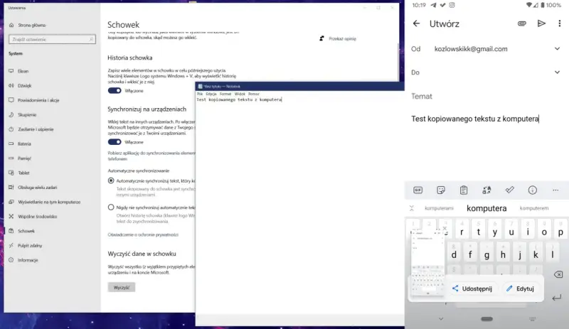 Jak otworzyć schowek Windows? Włącz historię schowka, by zapisywać i synchronizować tekst między urządzeniami. Naciśnij Win+V, by zobaczyć kopiowane elementy.