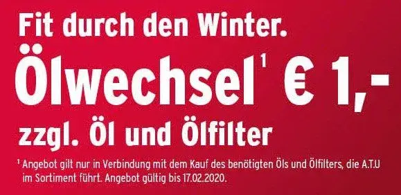 Ölfilter kaufen bei ATU: Top Modelle und günstige Preise im Überblick