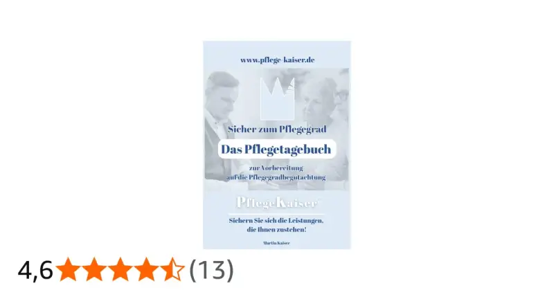 Das Pflegetagebuch von Pflege Kaiser hilft bei der Vorbereitung auf die Pflegegradbegutachtung. So sichern Sie sich die Ihnen zustehenden Leistungen.