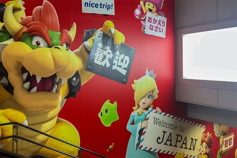 Bowser i Rosalina witają w Japonii! To świetny znak, że Twoja wiza do Japonii jest gotowa na przygodę.