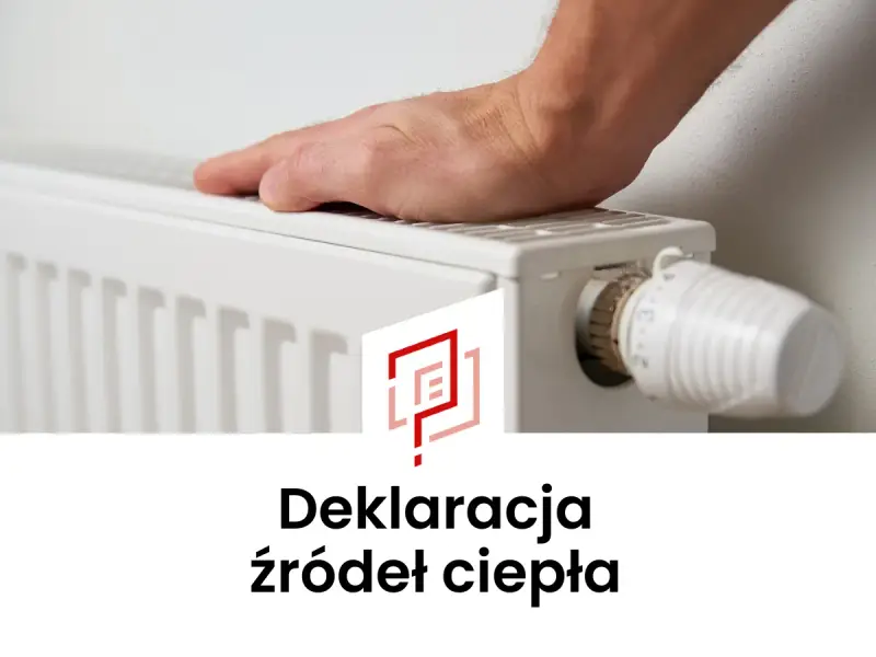 Dłoń na grzejniku. Deklaracja źródeł ciepła, kluczowa dla centralnej ewidencji emisyjności budynków.