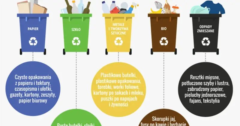 Resztki mięsne, potłuczone szyby i lustra, zabrudzony papier, pieluchy jednorazowe, fajans, tekstylia – to wszystko trafia do odpadów zmieszanych. Gdzie wyrzucać plastikowe opakowania po mięsie? Do odpadów zmieszanych.