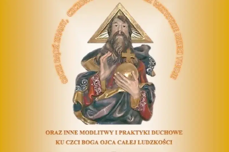 Rzeźba Trójcy Świętej, symbolizująca modlitwę do Boga Ojca o pomoc w życiu.