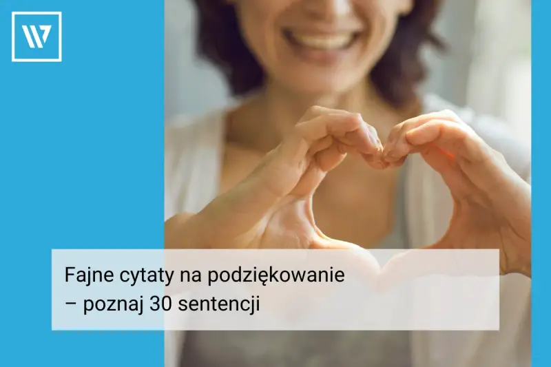 Uśmiechnięta kobieta tworzy dłońmi serce.