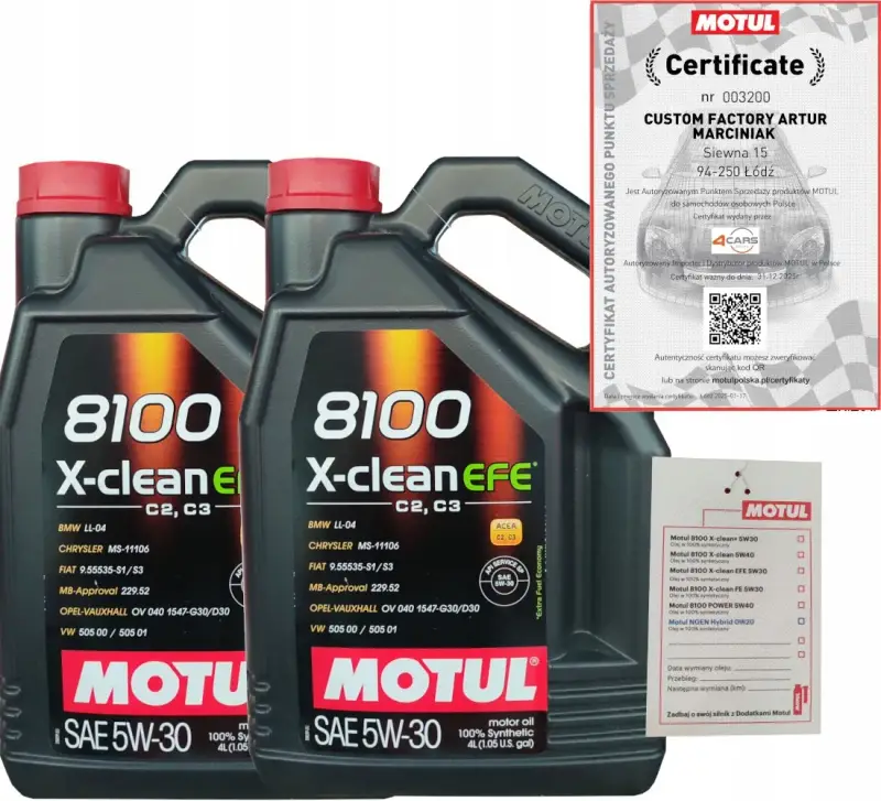 Olej Motul 5W30 diesel – najlepszy wybór dla Twojego silnika
