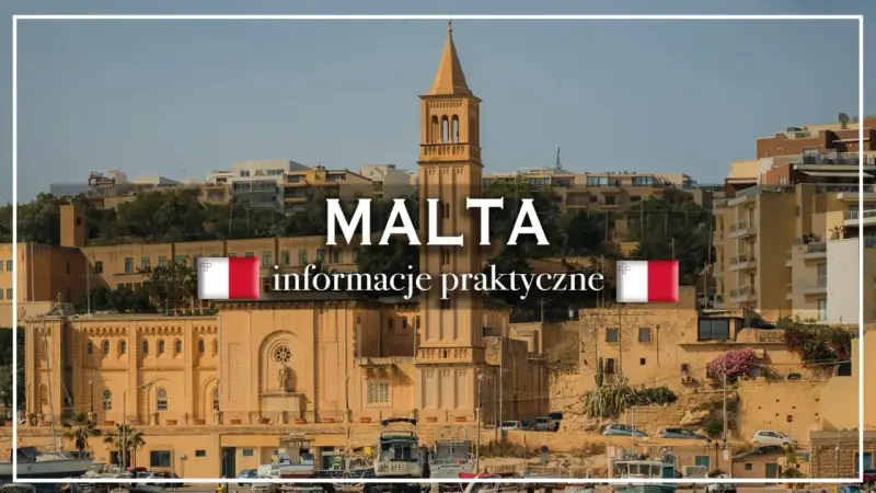 Malta: informacje praktyczne. Czy malta jest bezpieczna dla kobiet? Widok na port z budynkami i kościołem.