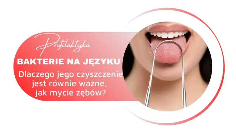 Czyszczenie języka usuwa bakterie, dbając o higienę jamy ustnej równie skutecznie jak mycie zębów.