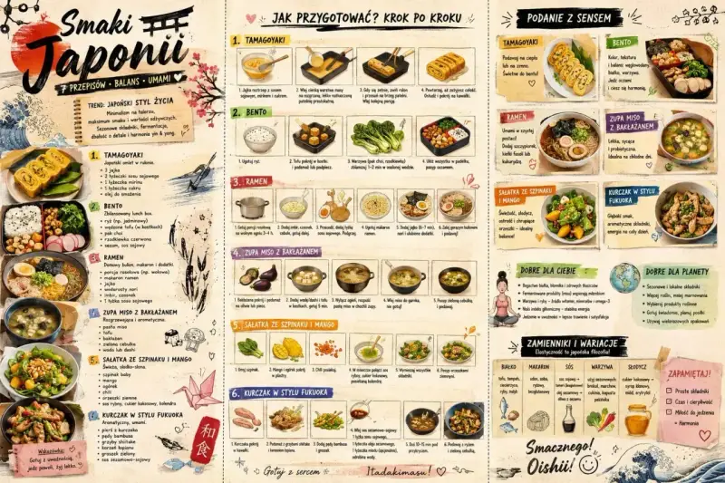 Japońska dieta to harmonia smaków i zdrowia. Poznaj 7 przepisów na dania, które odzwierciedlają japoński styl życia.