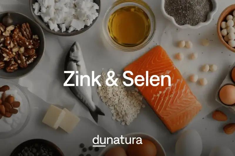 Zink und Selen zusammen einnehmen: Lachs, Fisch, Nüsse, Haferflocken, Eier und Samen sind reich an diesen wichtigen Nährstoffen.