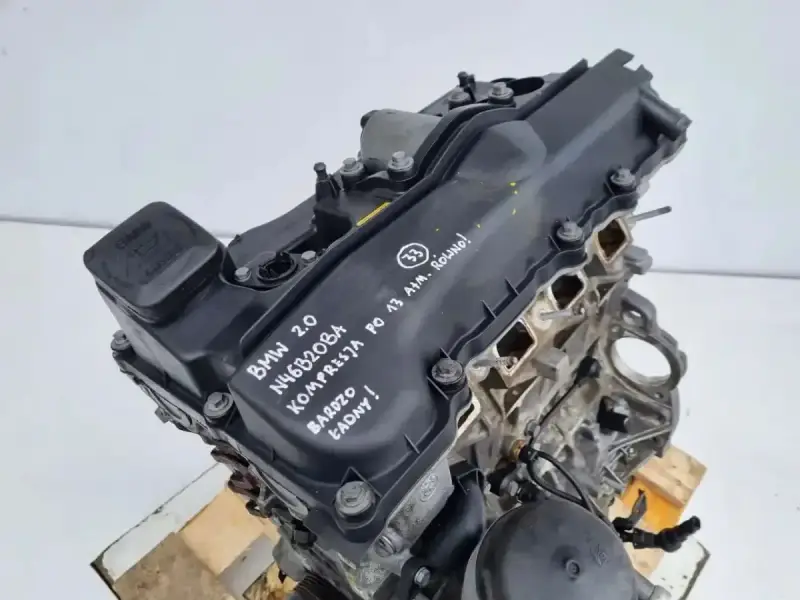 Silnik benzynowy BMW 2.0 N46B20BA, z kompresją po 13 atm. Bardzo ładny!