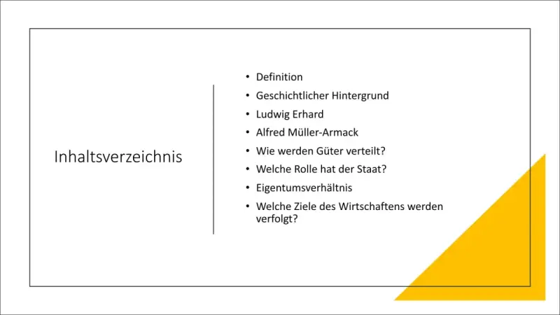 Inhaltsverzeichnis: Was ist Kapitalismus? Definition, Geschichte, Ludwig Erhard, Alfred Müller-Armack, Güterverteilung, Rolle des Staates, Eigentum.