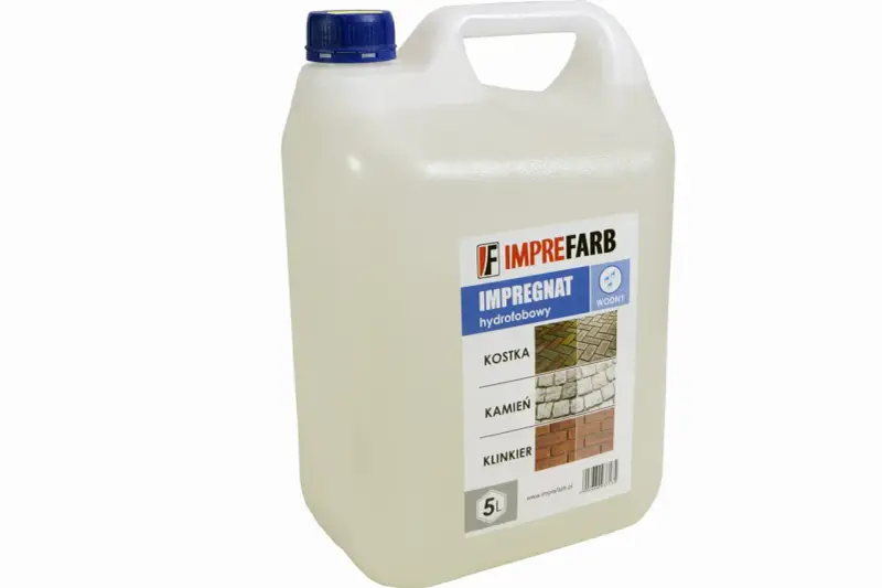 Impregnaty hydrofobowe Imprefarb w 5L kanistrze. Do kostki, kamienia i klinkieru.