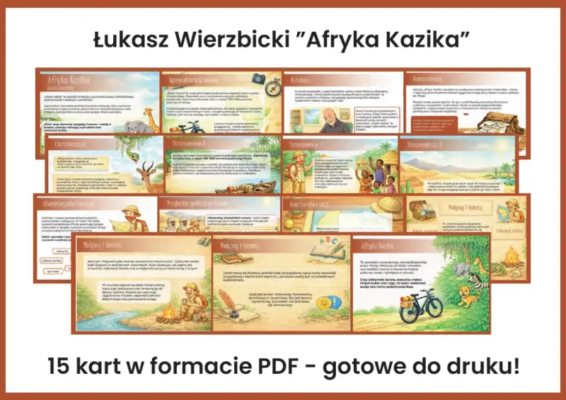 Afryka Kazika: opis jednej przygody z książki Łukasza Wierzbickiego. Podróż przez kontynent, spotkania z ludźmi i zwierzętami.
