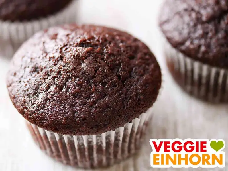 Saftige vegane Schokomuffins, perfekt für jeden Anlass. Ein Genuss für alle!