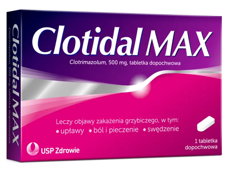 Clotidal MAX na infekcję intymną w ciąży. Leczy objawy zakażenia grzybiczego: upławy, ból, pieczenie i swędzenie.