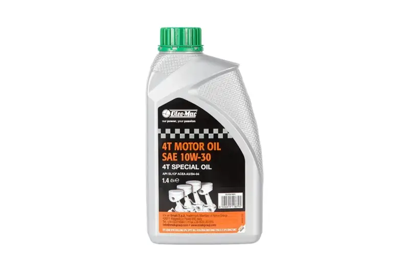 Olej silnikowy Oleo-Mac 10W-30, 4T Special Oil. Jaki to olej? To wysokiej jakości olej do czterosuwowych silników, zapewniający optymalną ochronę.
