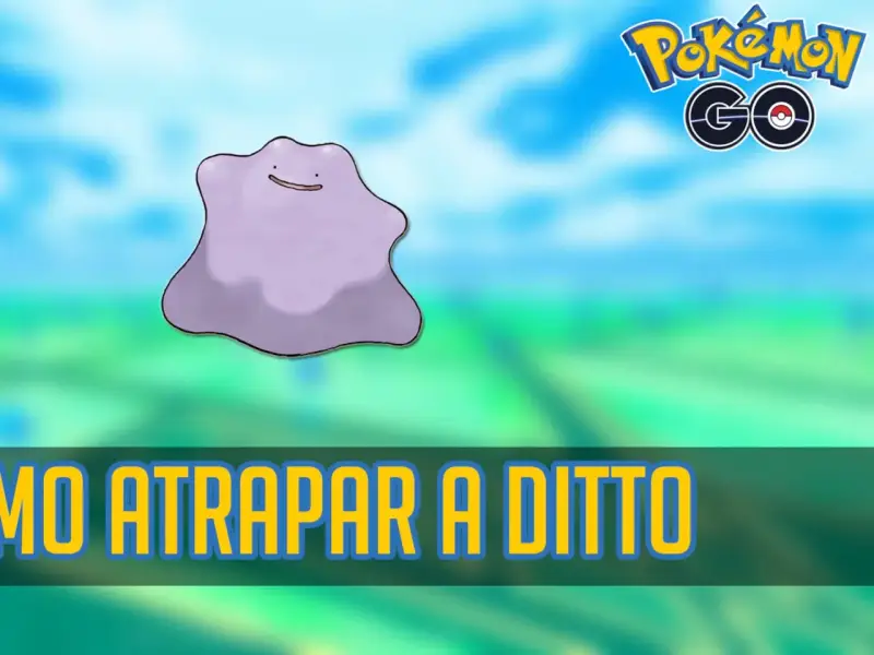 Ditto, el Pokémon camaleónico, listo para ser capturado en Pokémon GO. ¡Aprende cómo atraparlo!